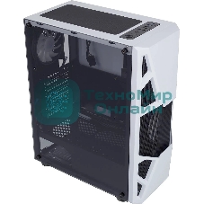 Компьютерный корпус AeroCool/Formula CL-3303W RGb белый без БП ATX 6x120мм 2xUSB 2.0 1xUSB 3.0 audio bott PSU