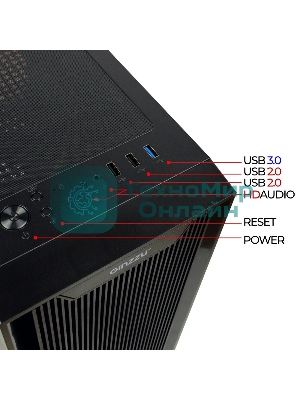Компьютерный корпус Ginzzu CL550 mATX