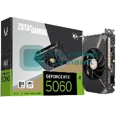 Видеокарта Zotac RTX 5060 SOLO 8Gb GDDR7 128bit 3xDP HDMI 1FAN LITE PACK