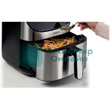 Аэрофритюрница Ariete 4628/00 черный/серебристый, 1800 Вт, 7 л, сенсор, 12 программ