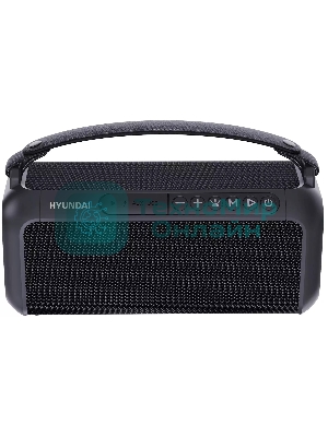 Колонка портативная Hyundai H-PS1007 черный 60W 2.0 BT 10м 2600mAh