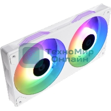 Вентилятор ID-COOLING ICEFAN 240 ARGb SNOW белый 120мм 2000rpm 31db 4-pin