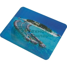 Коврик для мыши Buro BU-M10020 рисунок/тропический отель