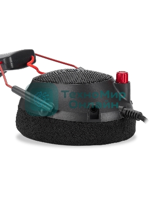 Гарнитура Oklick HS-L305G чёрный, проводная, USB, подсветка