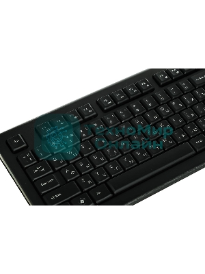 Комплект клавиатура+мышь A4Tech KR-8520D проводной, USB, 1200 DPI, чёрный