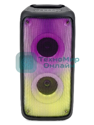 Минисистема Hyundai H-MC1230 черный 40Вт FM USB BT micro SD