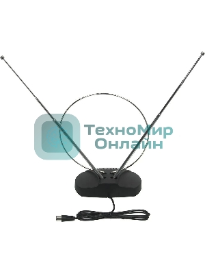 Антенна телевизионная Hyundai H-TAI120 3дБ пассивная черный