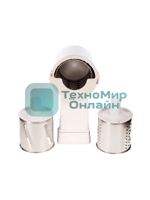 Мясорубка электрическая Аксион М31.02 белый, 1500 Вт, 1.7 кг/мин, реверс, защита от перегрузки, насадки - 7