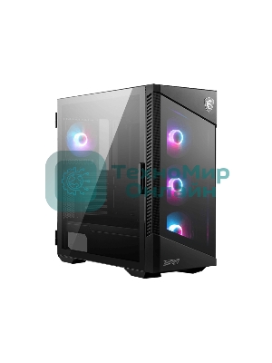Компьютерный корпус MSI MPG VELOX 100R 2xUSB 3.0, 1xType C, 4x120мм ARGb Fan, ARGb Control Board, Tempered Glass Window, Glass Front Panel, Brown Box (829315)