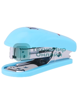 Степлер настольный Deli E0249 Super Wings 24/6 26/6 (12 листов), ассорти, 40 скоб, металл/пластик блистер