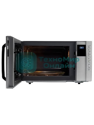 Микроволновая печь Hyundai HYM-M2066 серебристый, 23 л, 800 Вт, переключатели - мембранные кнопки