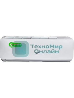 Кондиционер сплит-система настенного типа RIX LITE I/O-W07MB 7000 BTU, 21 м², 23 дБ, охлаждение, обогрев, осушение, белый