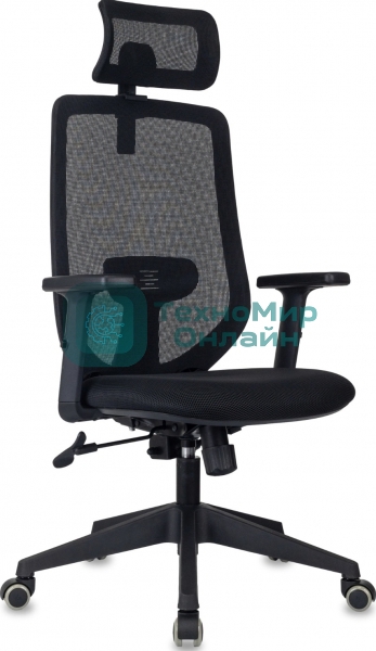 Кресло руководителя Бюрократ MC-511N-H черный Elastic-102 сетка/ткань крестов. пластик