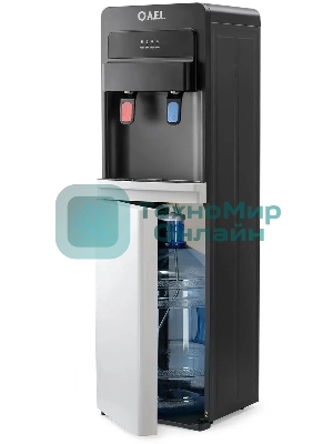 Кулер AEL LD-AEL-805a напольный электронный черный/белый