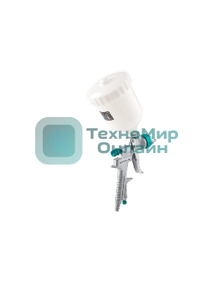 Краскопульт пневматический Stels ag 801 hvlp 57360 гравитационный сопло 1.5мм и 1.8мм