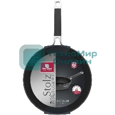 Сковорода Rondell Stolz RDA-1767, 28см, без крышки, серый