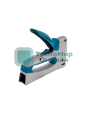 Степлер GROSS 41002 мебельный алюминиевый корпусрегулировка удара тип Скобы 13 53 300 6-16мм