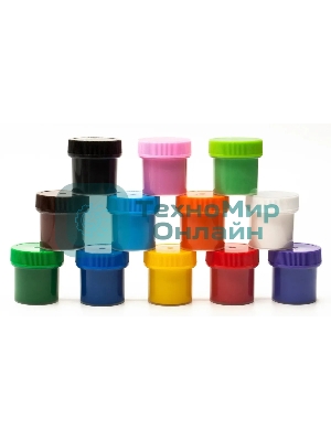 Гуашь Silwerhof Монстрики, 12 цветов, баночка, 20 мл, картонная коробка