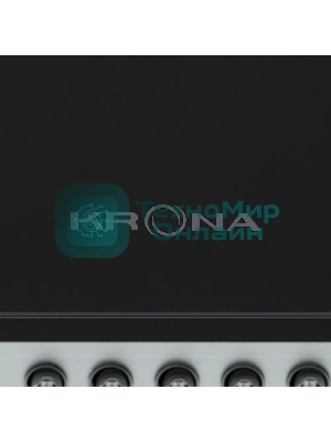Вытяжка наклонная Krona Irma A 600 Black PB черный, 59.5 см, 1000 куб. м/ч, 62 дБ