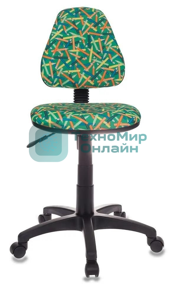 Кресло Бюрократ KD-4/PENCIL-GN зеленый, ткань, 120 кг