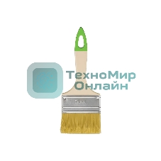 Кисть флейцевая Сибртех 70, 8, натуральная щетина, пластиковая рукоятка, 10 шт