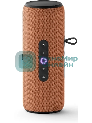 Умная колонка Яндекс Станция Стрит, 30Вт, компактная, 2 динамика, Wi-Fi, Bluetooth 5.0, Алиса, оранжевый