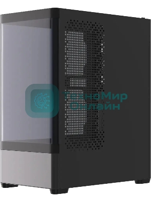 Компьютерный корпус Accord ACC-R4A черный без БП ATX 2xUSB3.0 1xUSB3.1 audio