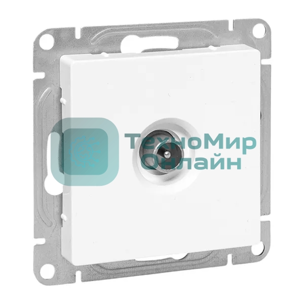 Механизм розетки TV EKF UP1-SOW-TV-3 оконечная, белый Эпика