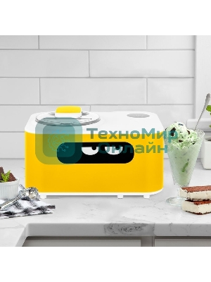 Мороженица Kitfort КТ-1829-1 110Вт 1200мл. желтый/белый