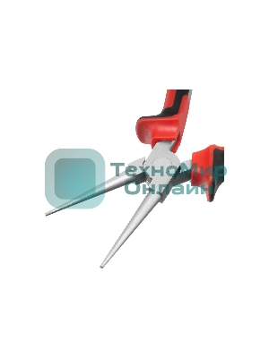 Круглогубцы Matrix 17355 NICKEL 160 мм, никелированные, двухкомпонентные рукоятки