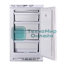 Морозильная камера Саратов 106 (МКШ-125), белый, 125 л, 4 ящика