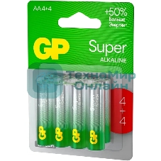 Батарея GP Super Alkaline G-Tech 15А AA (8шт)