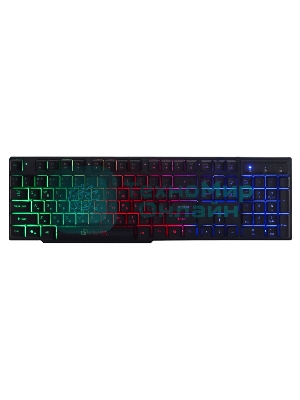 Клавиатура проводная Oklick 780G SLAYER, USB, черный