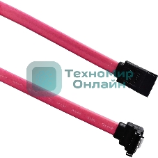 Кабель Buro SATA SATA 0.5м (BU-SATA-SATA-ANG-LOCK) красный