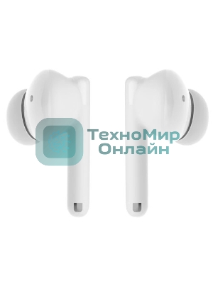 Наушники TWS Tecno Buds 4 Air белый, внутриканальные, Bluetooth, до 6 ч