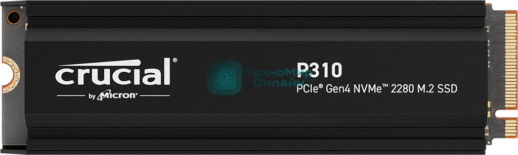 Накопитель SSD Crucial P310 1Tb PCIe Gen4 NVMe 2280 M.2 SSD with heatsink CT1000P310SSD5