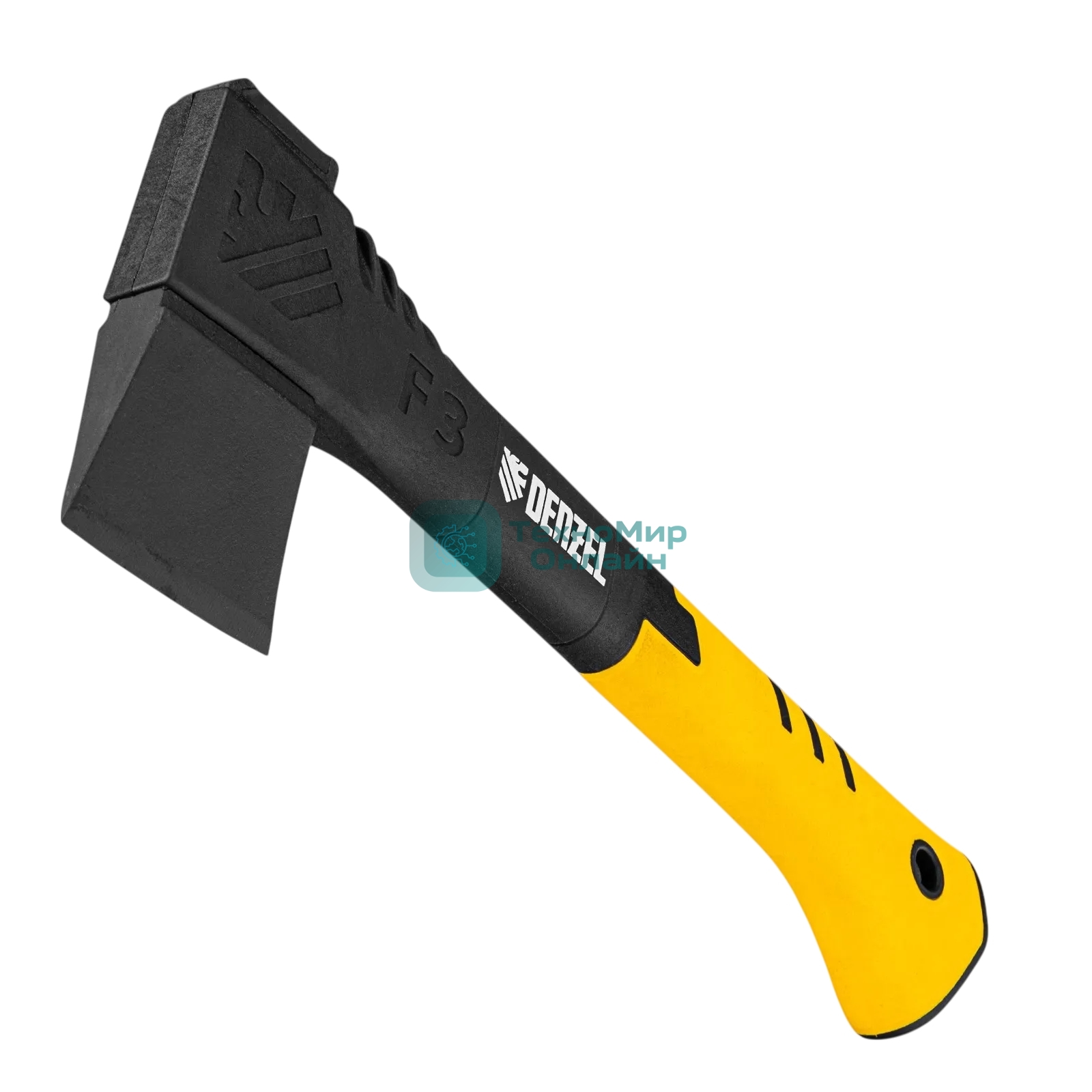 Топор-колун Denzel F3, 640 гр, двухкомпонентная рукоятка, 320 мм