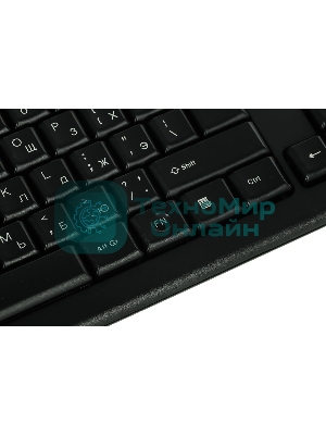 Комплект клавиатура+мышь A4Tech KR-8520D проводной, USB, 1200 DPI, чёрный