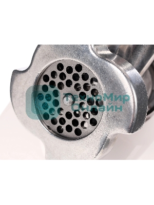 Мясорубка электрическая Аксион М31.02 белый, 1500 Вт, 1.7 кг/мин, реверс, защита от перегрузки, насадки - 7