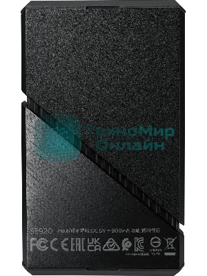Внешний SSD ADATA SE920, 4TB, USB 4 Type-C, R/W 3800/3700, черный