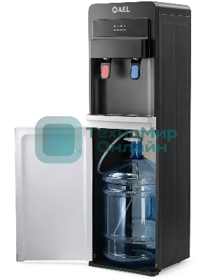 Кулер AEL LD-AEL-805a напольный электронный черный/белый