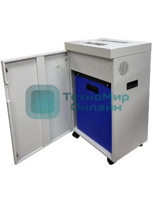 Шредер Office Kit S535 3,8x40 белый (секр.P-4) фрагменты 35лист. 50лтр. скобы пл.карты CD