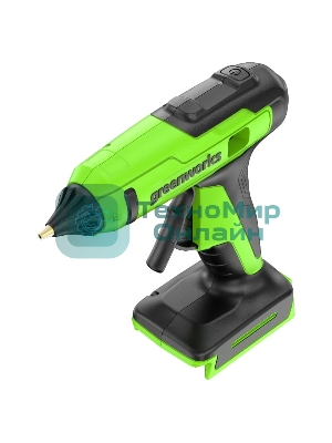 Пистолет клеевой аккумуляторный GreenWorks G24GLG, 24V, 11 мм, без АКБ и ЗУ (3502207)