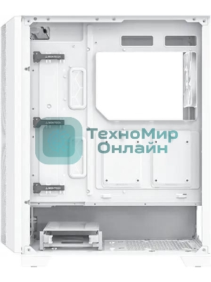 Компьютерный корпус Montech SKY ONE Lite белый без БП ATX 3x120mm 2xUSB3.0 1xUSB3.1 audio bott PSU