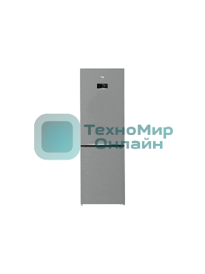 Холодильник Beko B3RCNK362HX нержавеющая сталь двухкамерный 220/100л морозилка снизу Total No Frost