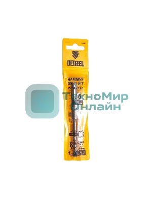 Бур по бетону Denzel двойная спираль, Cobalt W-tip, 6x110 мм, SDS PLUS