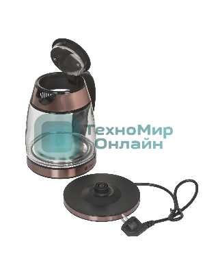 Чайник электрический DELTA DL-1120 медный