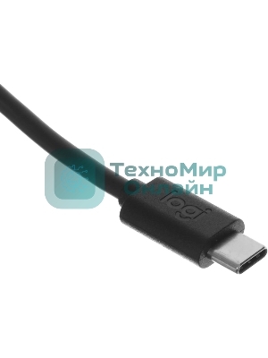 Гарнитура Logitech H390 чёрный, проводная, USB