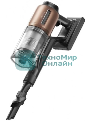 Пылесос вертикальный Dreame Z20 AquaCycle черный/бронзовый, питание от аккумулятора, 250 Вт, уборка влажная/сухая, пылесборник 0.6 л