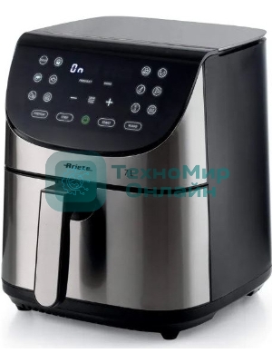 Аэрофритюрница Ariete 4628/00 черный/серебристый, 1800 Вт, 7 л, сенсор, 12 программ